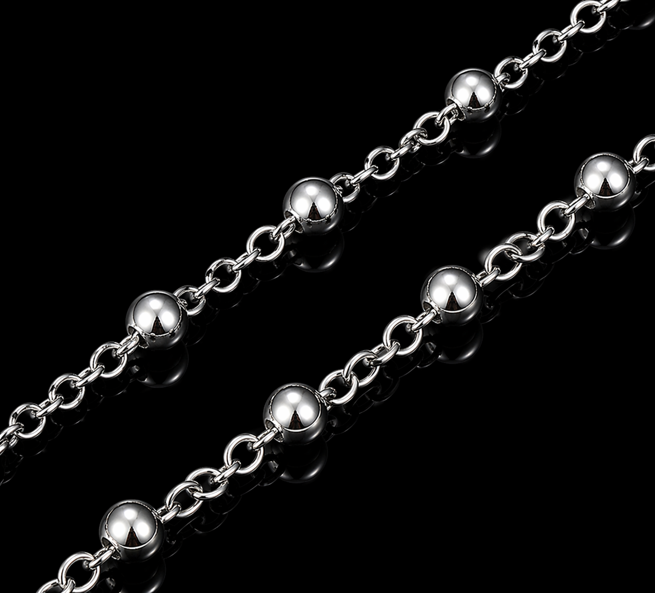 Chapelet Évangile Acier Inoxydable
