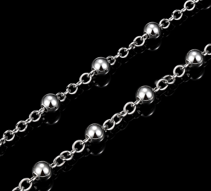 Chapelet Évangile Acier Inoxydable